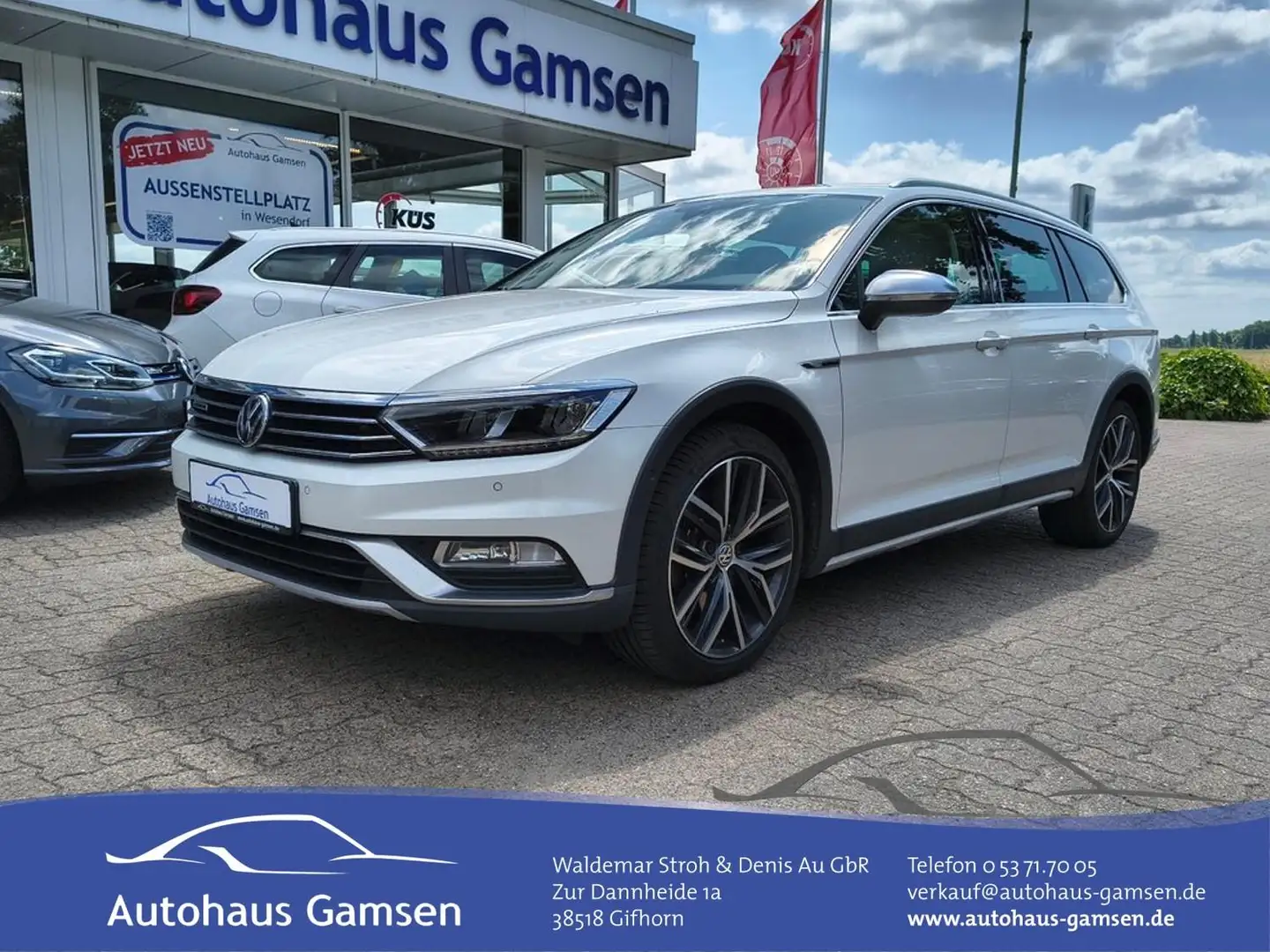 Volkswagen Passat Variant 2.0 TDI DSG Alltrack Navi/Kamera/AHK Weiß - 1