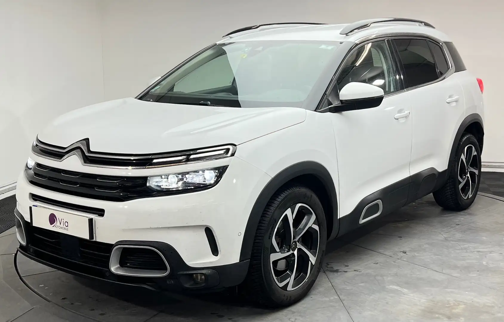Citroen C5 Aircross 1.5 BlueHDi 130 ch EAT8 Business+ - Suivi Complet - Caméra de Recul Blanc - 1