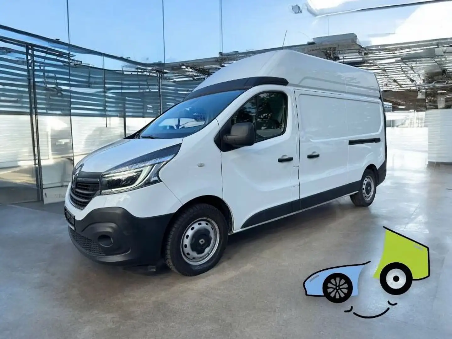 Renault Trafic Kasten L2H2 3,0t Komfort/AHK/PDC Blanc - 1