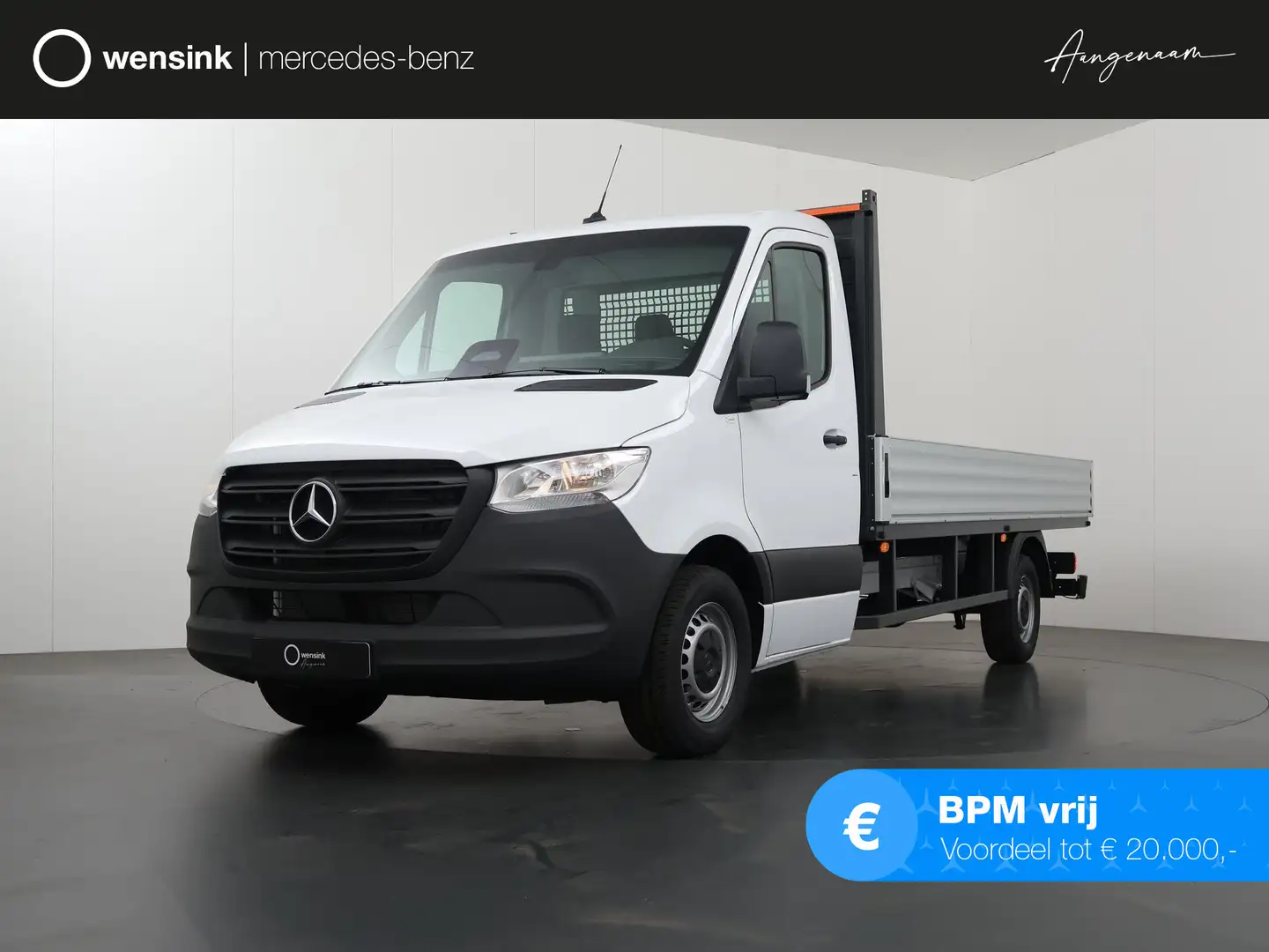 Mercedes-Benz Sprinter 315 L3 Pro | BPM VRIJ | OPEN LAADBAK | 3500KG TREK Wit - 1