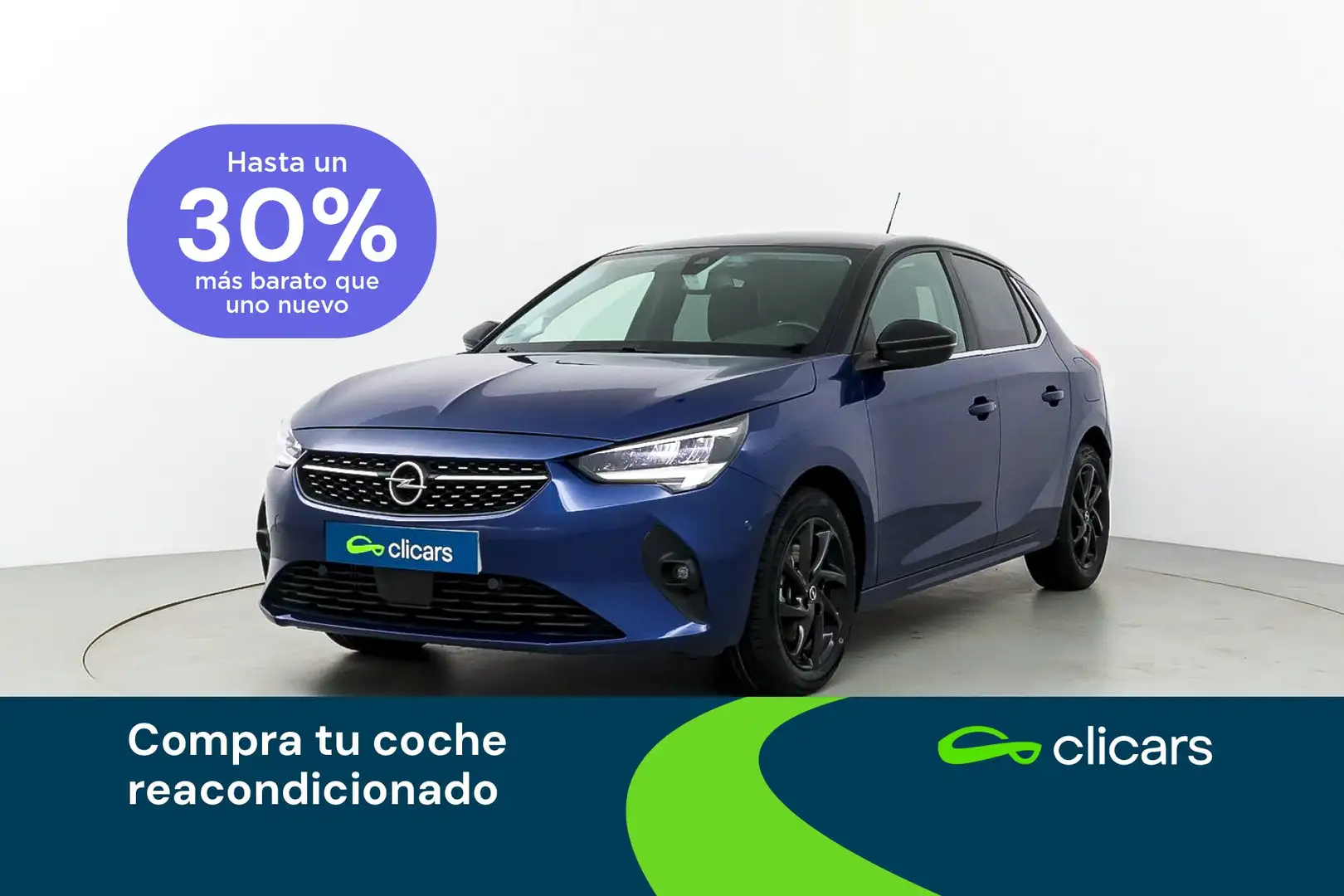 Opel Corsa 1.2T XHL S/S Elegance 100 Bleu - 1