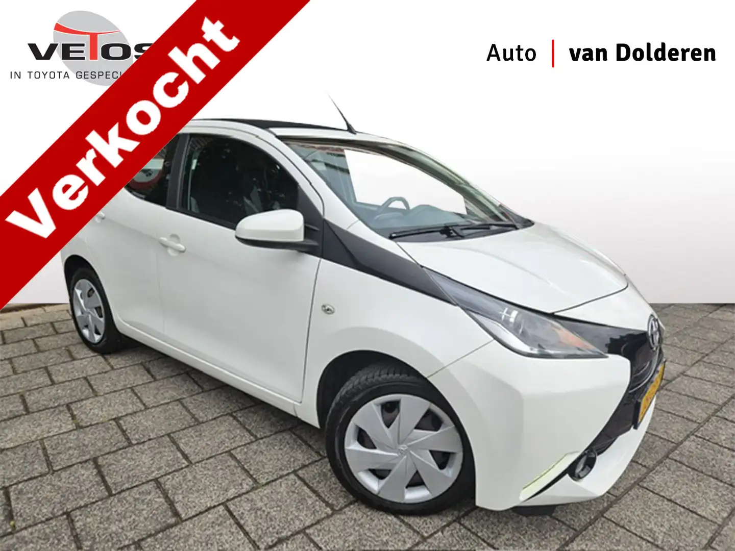 Toyota Aygo 1.0 VVT-i x-wave Cabrio Wit - 1