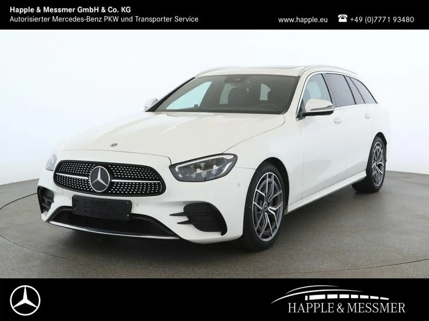 Mercedes-Benz E 220 E 220 d T-Modell AMG/AHK/SHG/Esche schwarz Blanc - 1