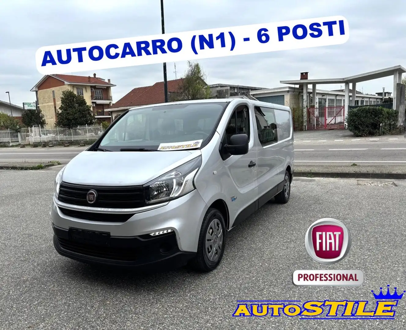 Opel Vivaro Talento 1.6 MJT 125CV N1 - AUTOCARRO - 6 POSTI Argento - 1