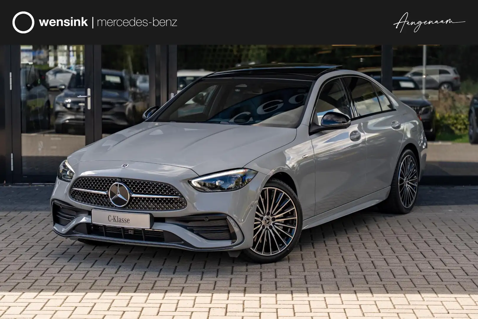 Mercedes-Benz C 300 300e Business Solution AMG | Panoramaschuifdak | N Grijs - 1