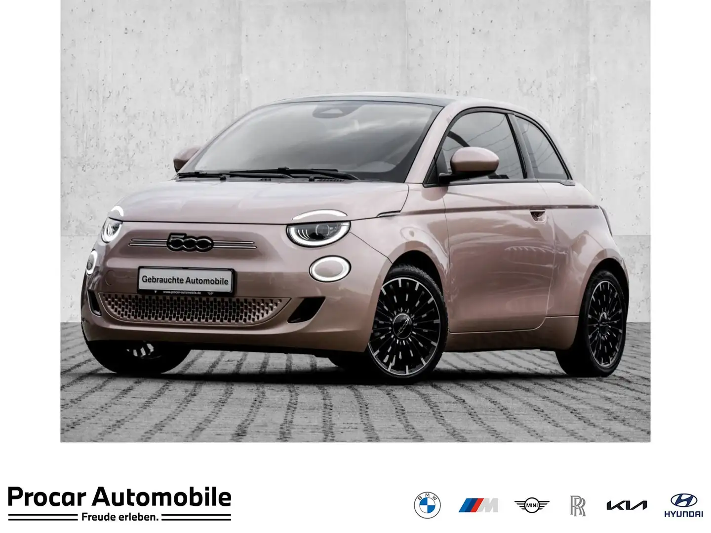 Fiat 500e Icon+Magic Eye Paket+Memory-Sitz+NAVI+DAB+Apple-Ca Silber - 1
