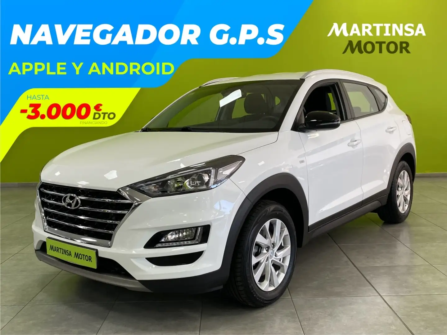 Hyundai TUCSON 1.6CRDI 48V SLE 4x2 Blanc - 1