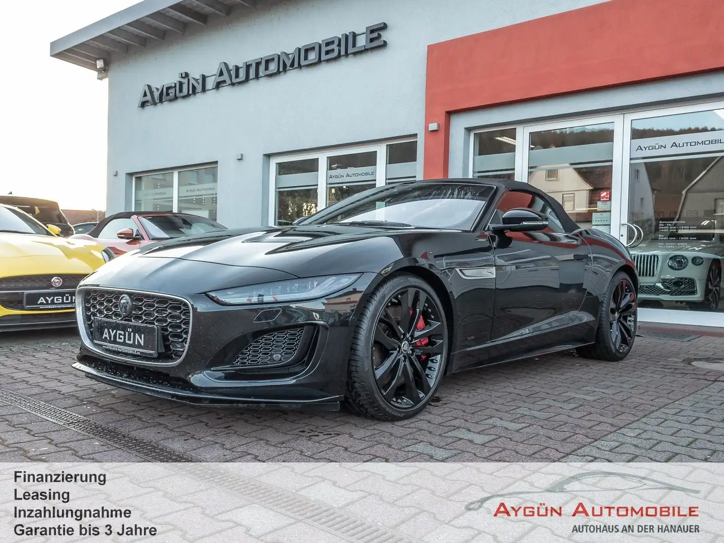 Jaguar F-Type F-TYPE P450 AWD 75 Cabriolet*Klima-Paket*20-Zoll Noir - 1
