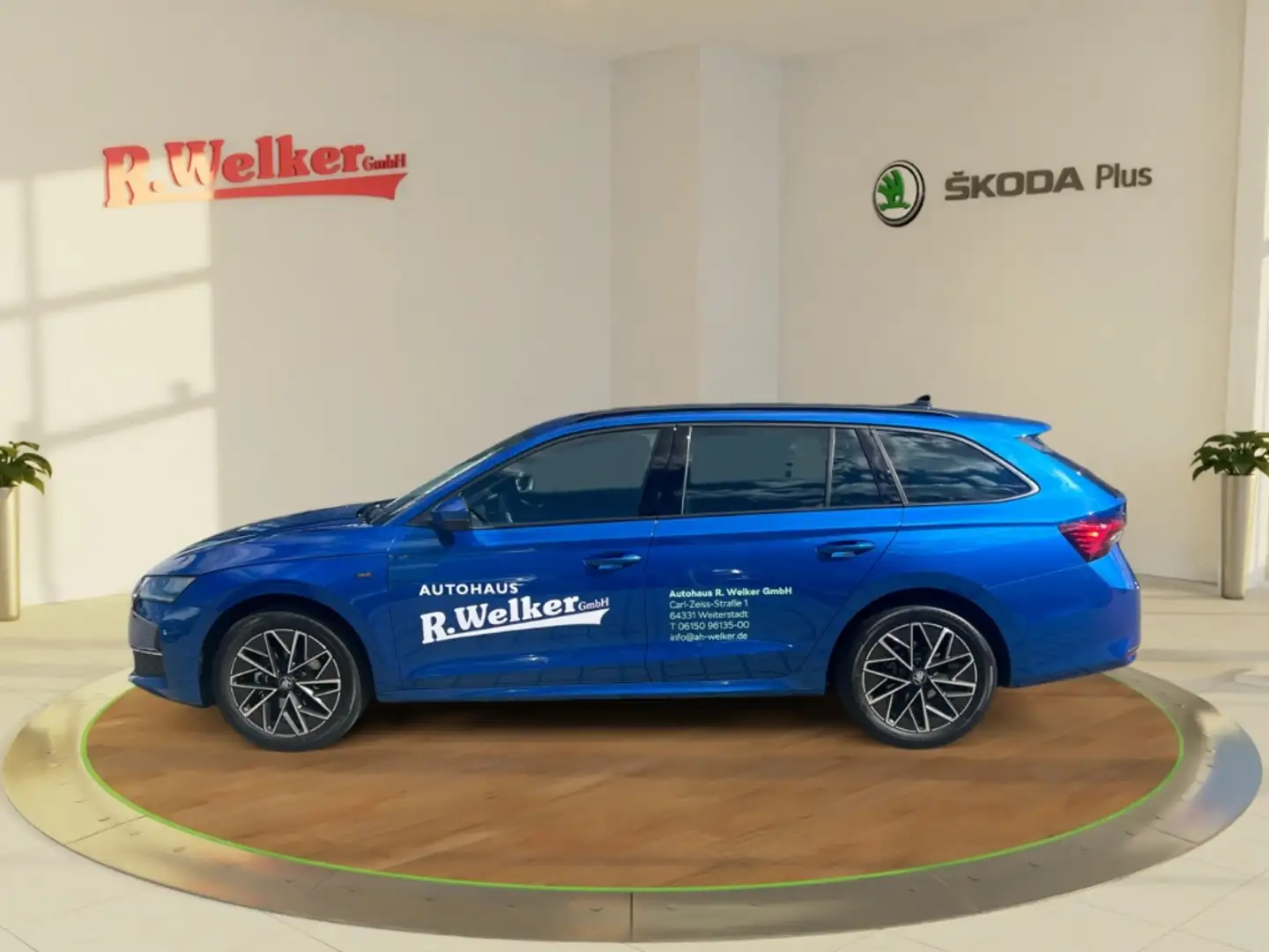 Skoda Octavia Combi Tour 1.5 TSI 110 kW ''Navi''Fahrasssistenz'' Niebieski - 2
