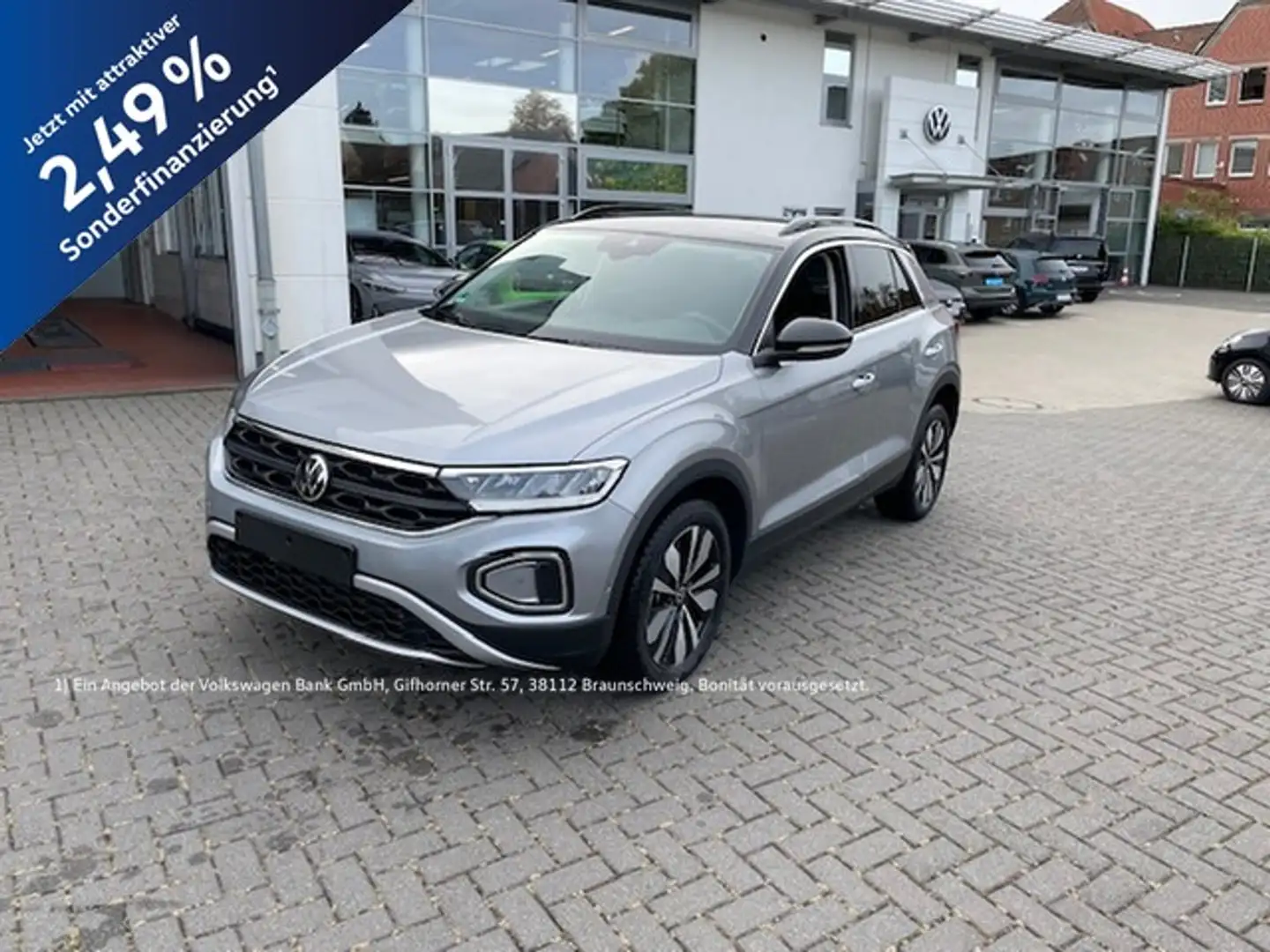 Volkswagen T-Roc 1.5TSi Goal AHK ACC SideAssist Navi LED 17Zoll Grau - 1