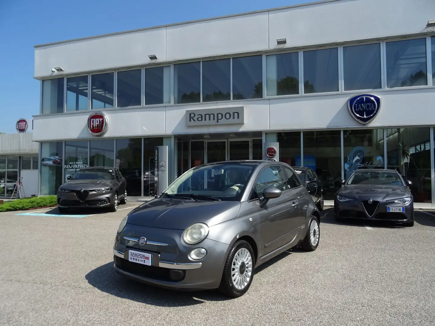 Fiat 500 500 0.9 TwinAir Turbo Lounge Grigio - 1