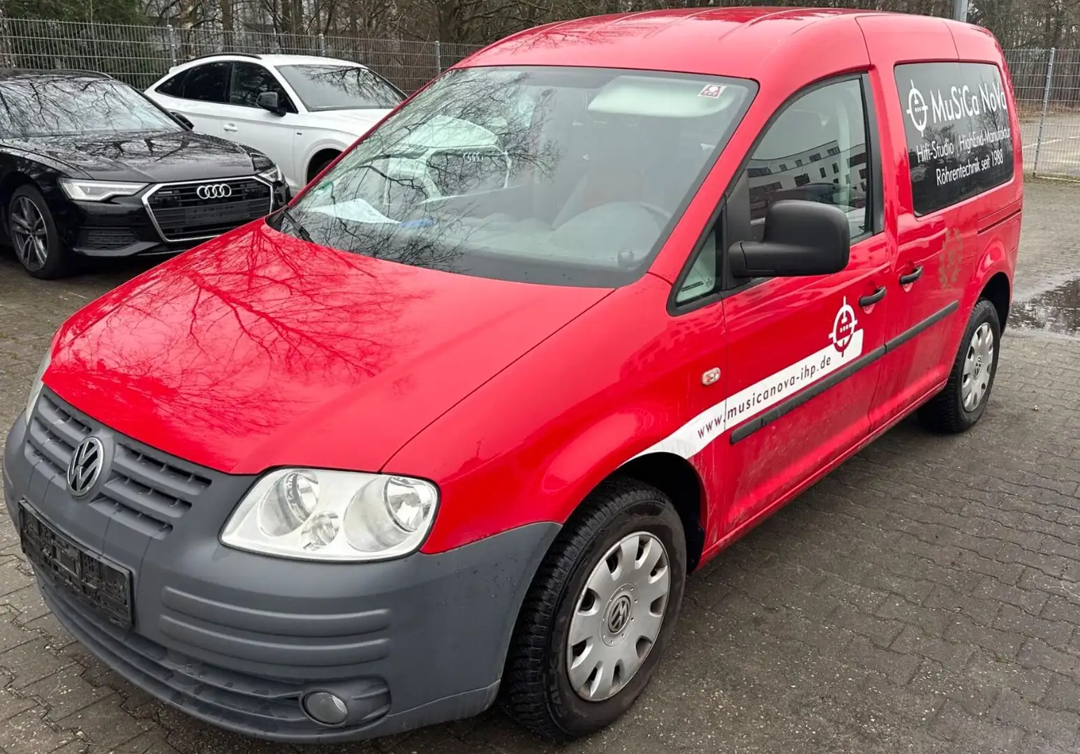 Volkswagen Caddy Life 1.9L TDI,ZR+Inspektion neu,AHK,PDC,NA Rot - 1