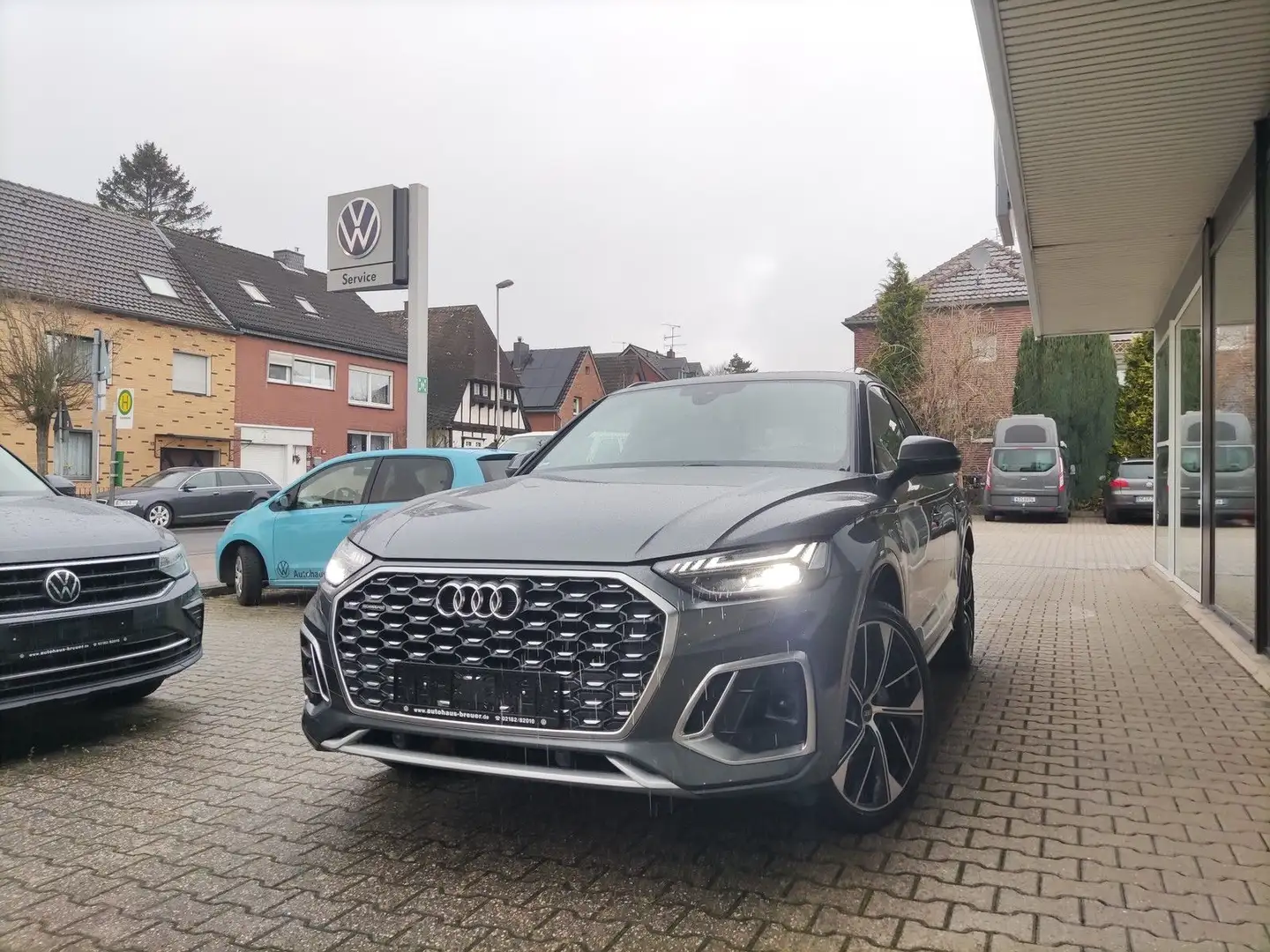 Audi Q5 Sportback 40 TDI quattro S line,Matrix,Pano Szürke - 1