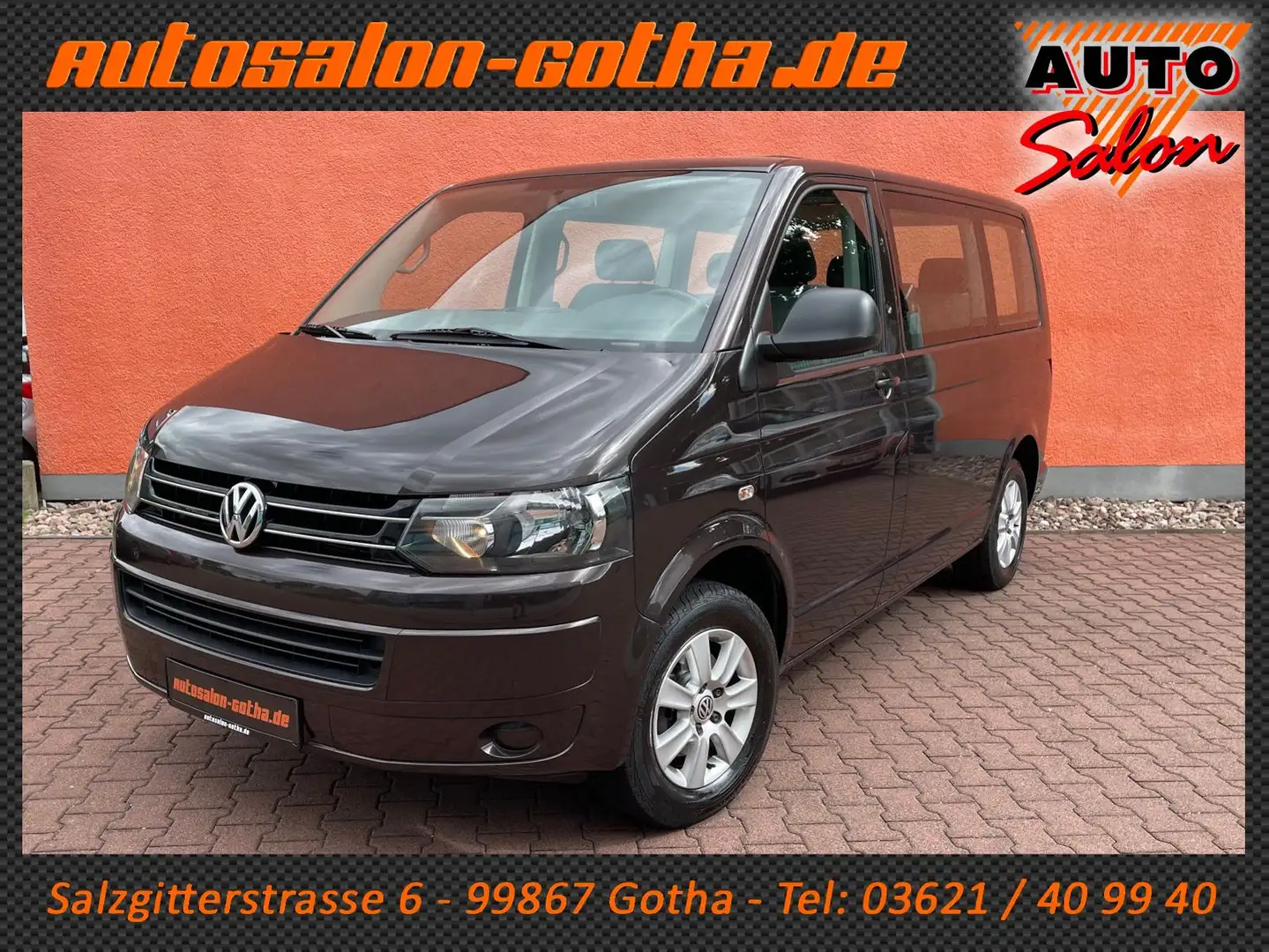 Volkswagen T5 Multivan 2.0TDI 140 PS 7-Sitzer KLIMA+AHK PDC Braun - 1