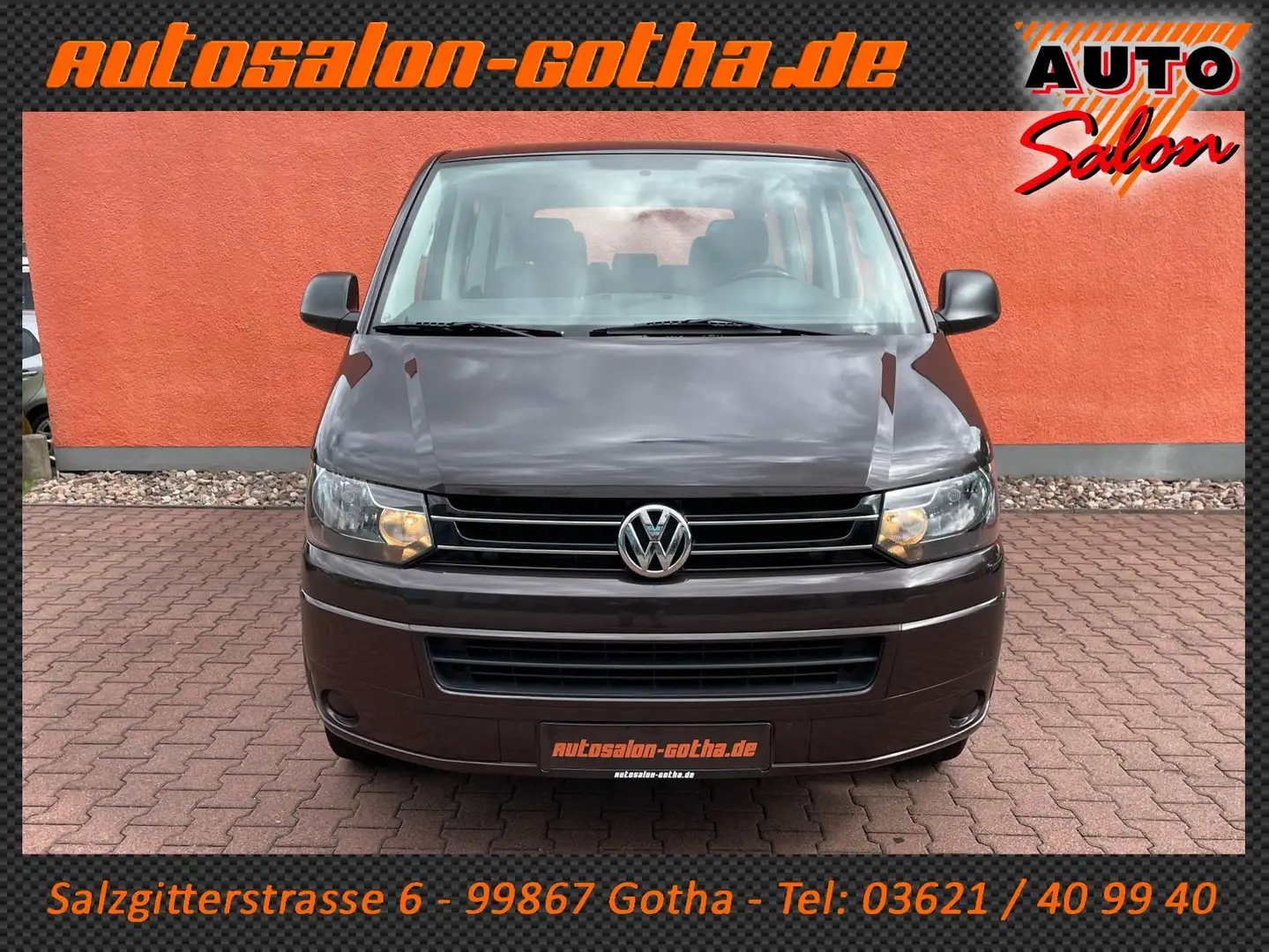 Volkswagen T5 Multivan 2.0TDI 140 PS 7-Sitzer KLIMA+AHK PDC Braun - 2