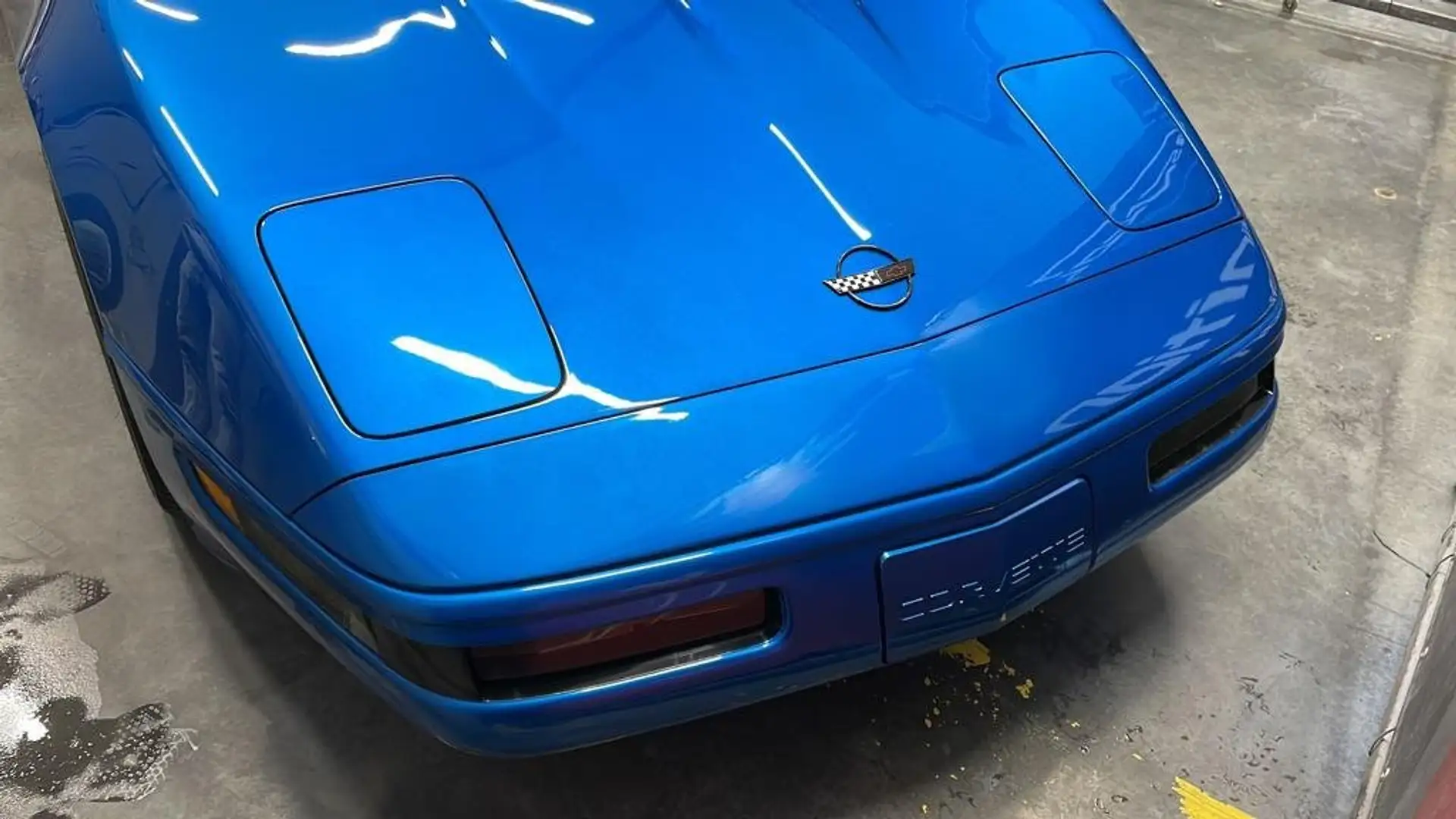 Corvette C4 V8, TOP-Zustand Синій - 2