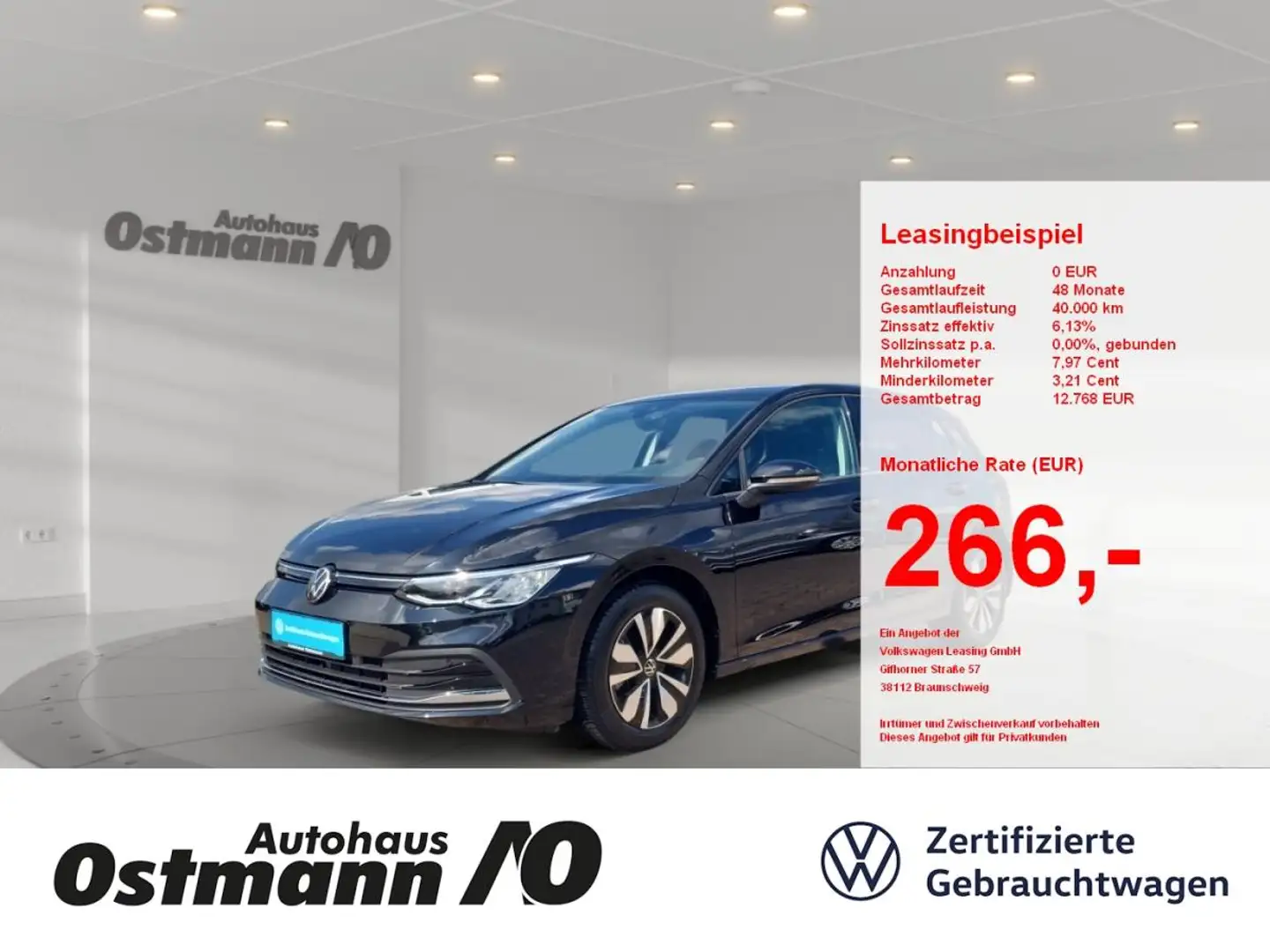 Volkswagen Golf VIII 1.5 TSI Move LED NAVI ACC Schwarz - 1