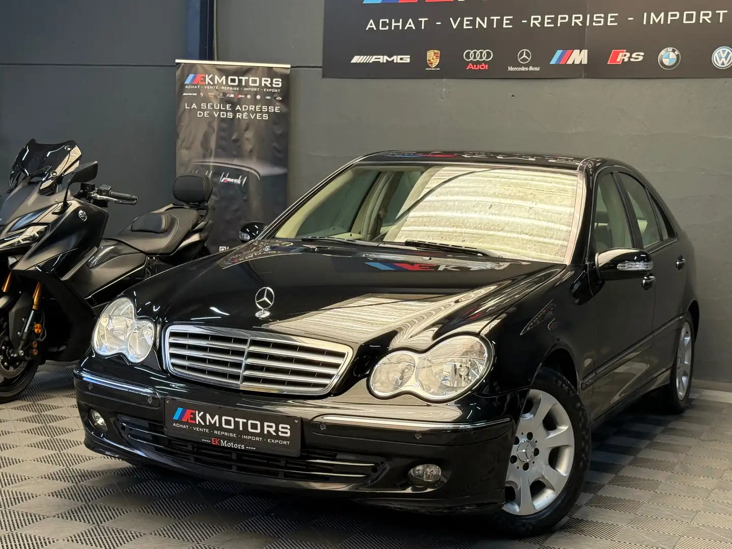 Mercedes-Benz C 220 °AIRCO°NAVI°AUTO°TRES PROPRE ! Zwart - 2