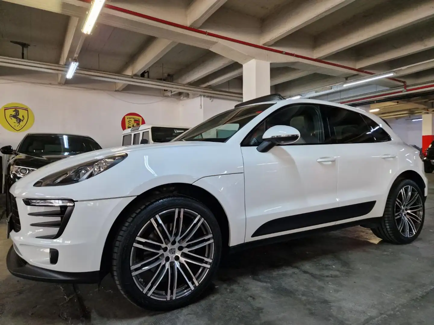 Porsche Macan 2000 BENZINA CV.252 TETTO + P.A.S.M.+ CERCHI 21' Bianco - 1