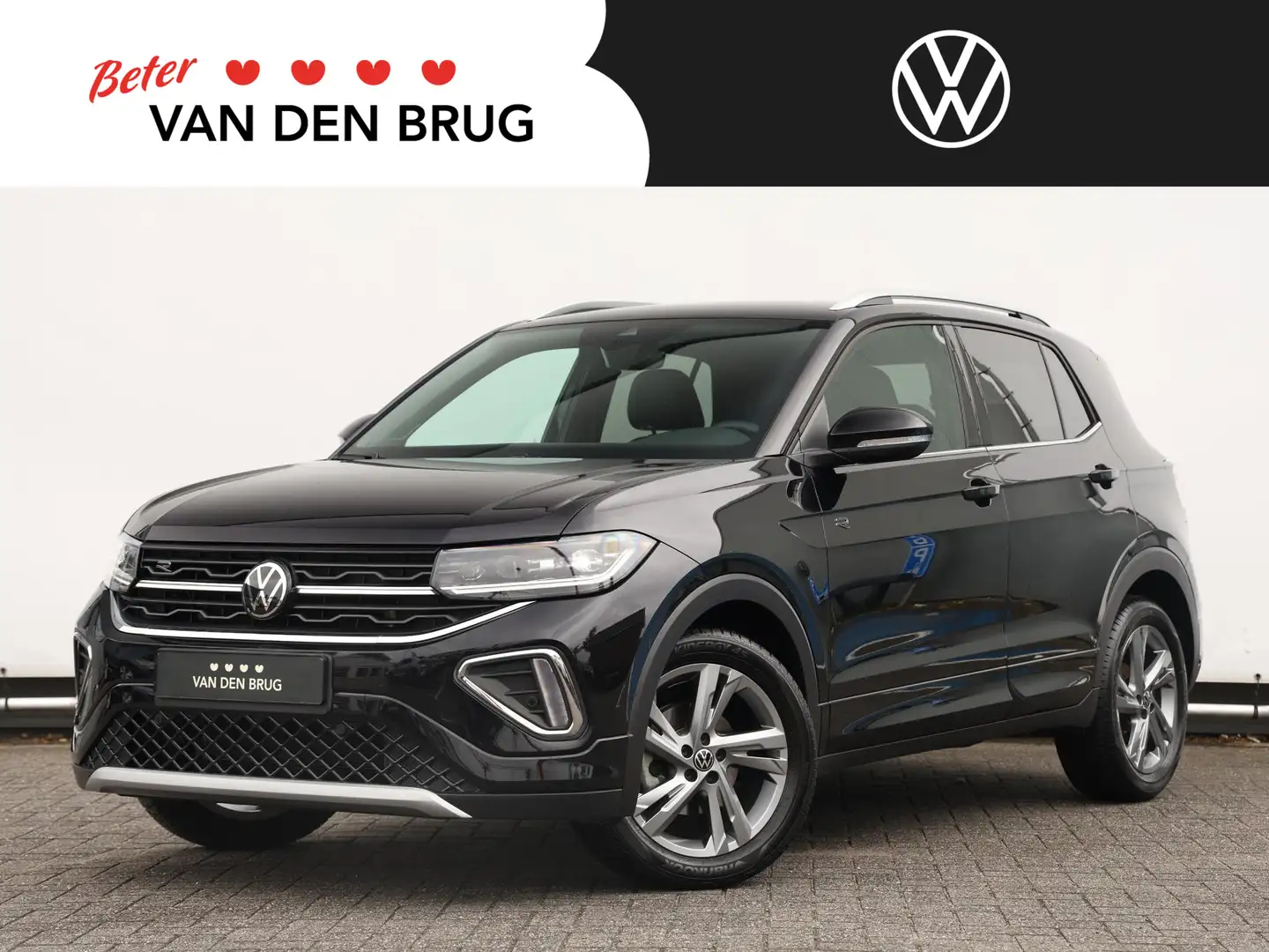 Volkswagen T-Cross 1.0 TSI R-Line 115 pk DSG | LED Matrix | Stoelverw Zwart - 1