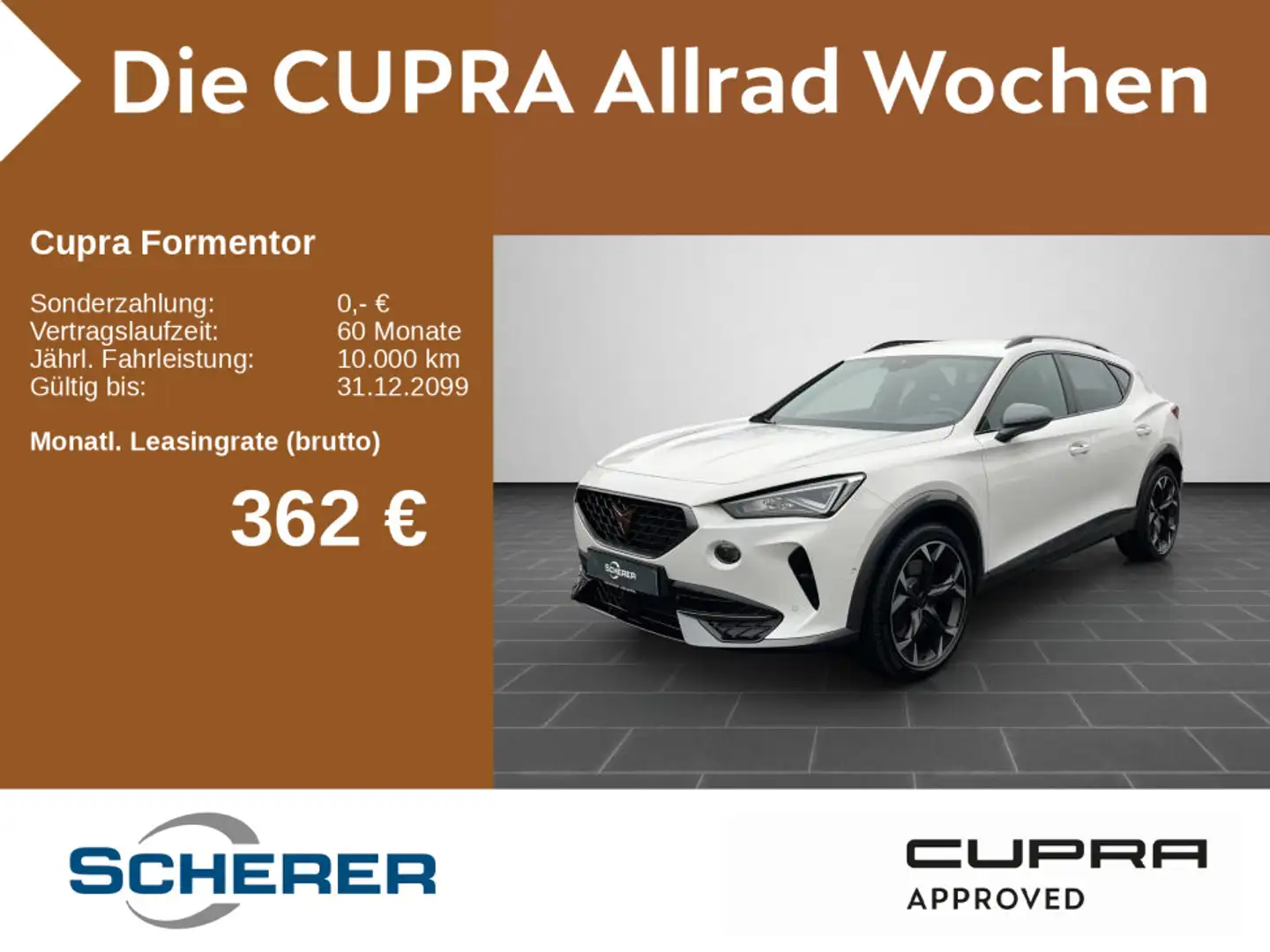 CUPRA Formentor VZ 2.0 TSI DSG 4Drive NAVI SHZ VOLL LE Weiß - 1