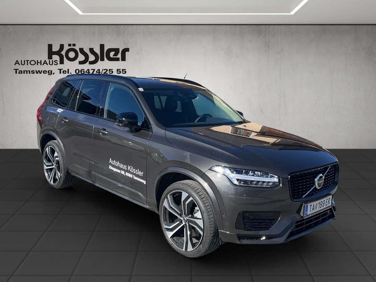 Volvo XC90 T8 AWD Recharge PHEV Plus Dark Geartronic Gris - 1