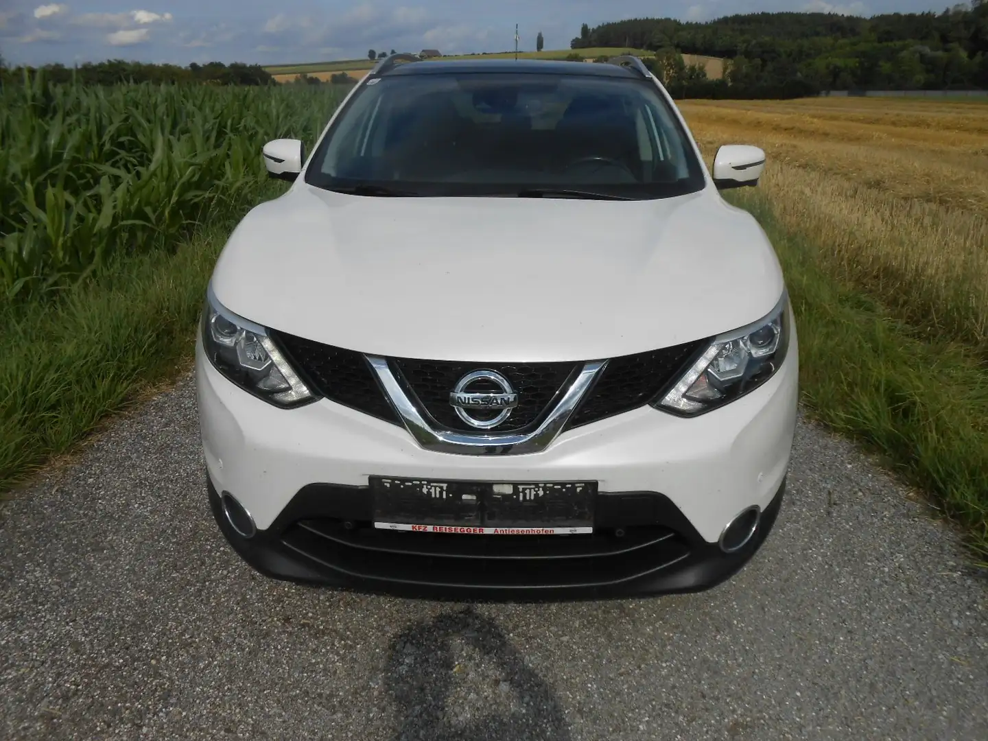 Nissan Qashqai 1,2 Tekna DIG-T (Exportfahrzeug) Weiß - 2