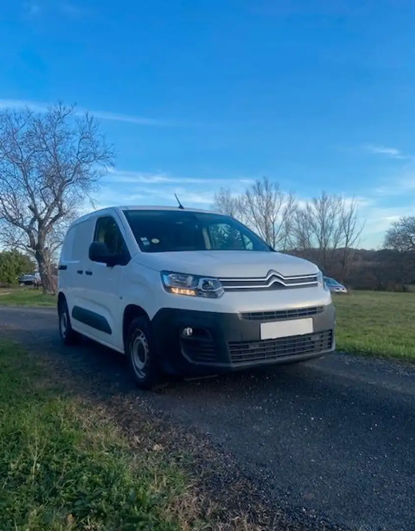 Citroen Berlingo m bhdi 100 bvm club Blanc - 2