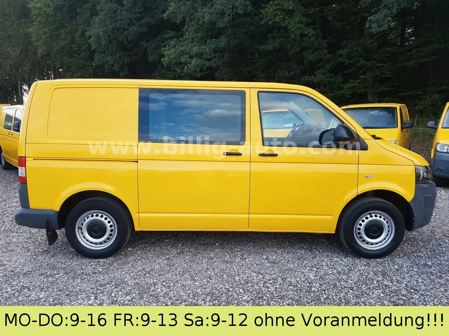 Volkswagen T5 Transporter T5 2.0TDI EU5 2xSchiebetüre*Scheckheft Gelb - 2