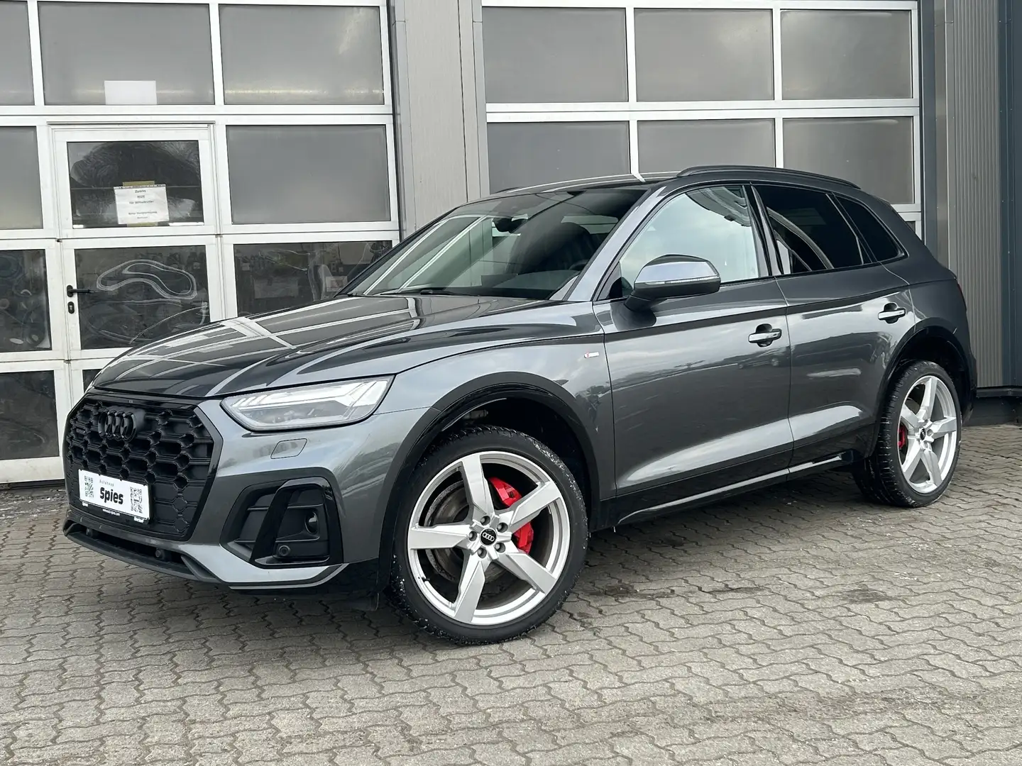 Audi Q5 40 TDI quattro S-line AHK Matrix E-Klappe Gris - 1