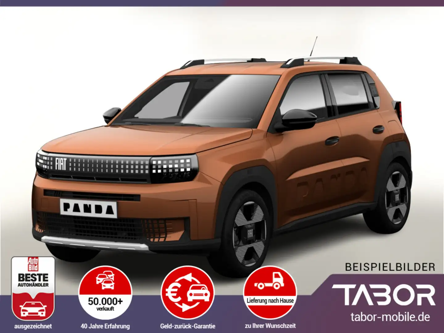 Fiat Grande Panda 1.2 MHEV 110 DCT La Prima LED Kam Bronz - 1