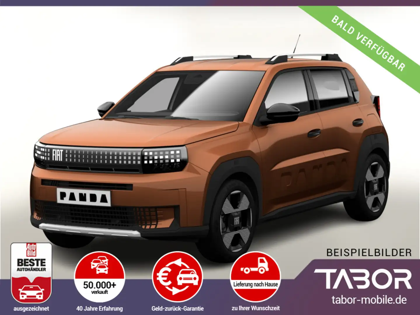 Fiat Grande Panda La Prima MHEV 110 DCT LED Nav Kam Bronce - 1