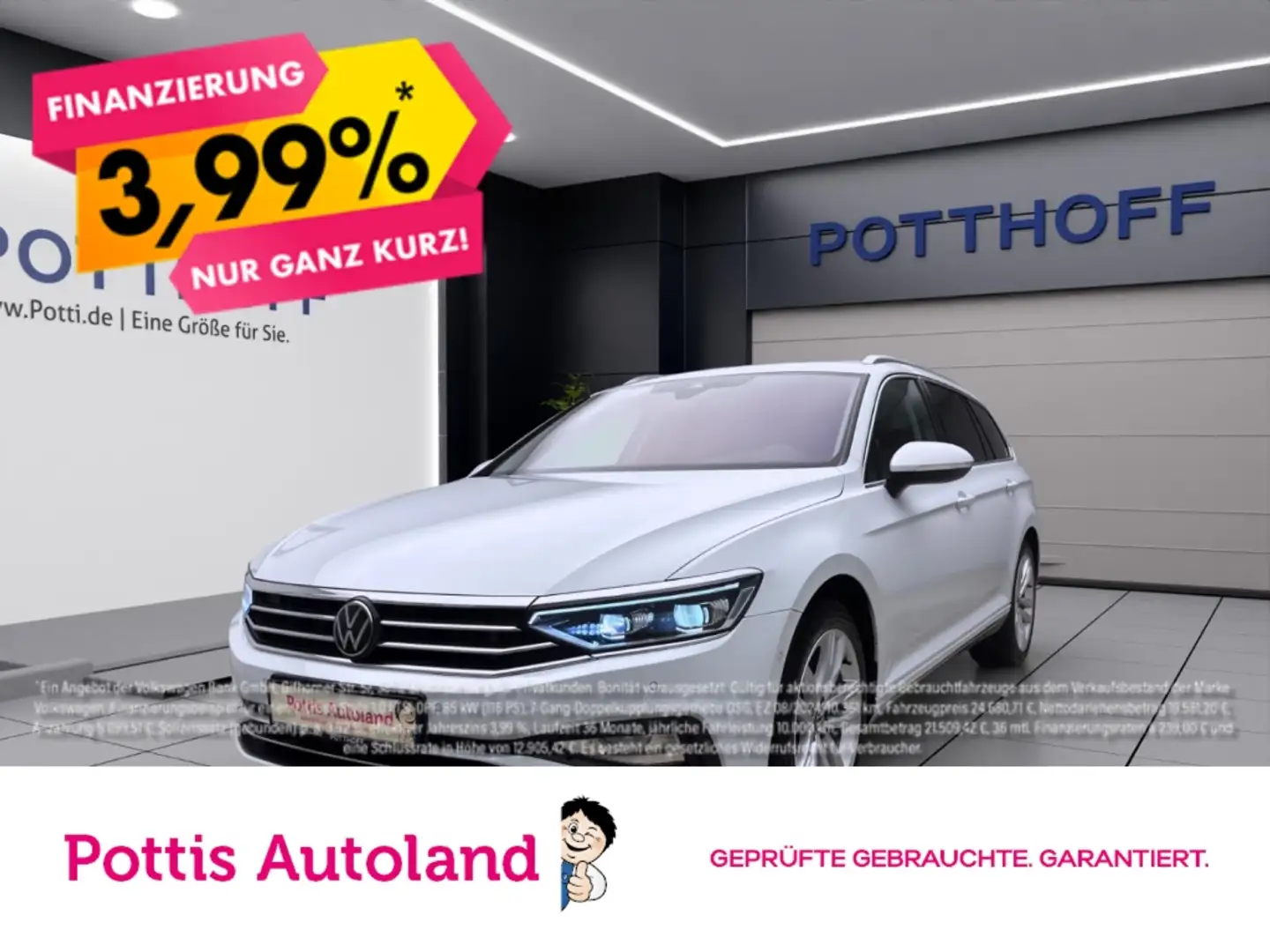 Volkswagen Passat Variant 2.0 TDI DSG BUSINESS PANO AHK KAMERA PDC Weiß - 1