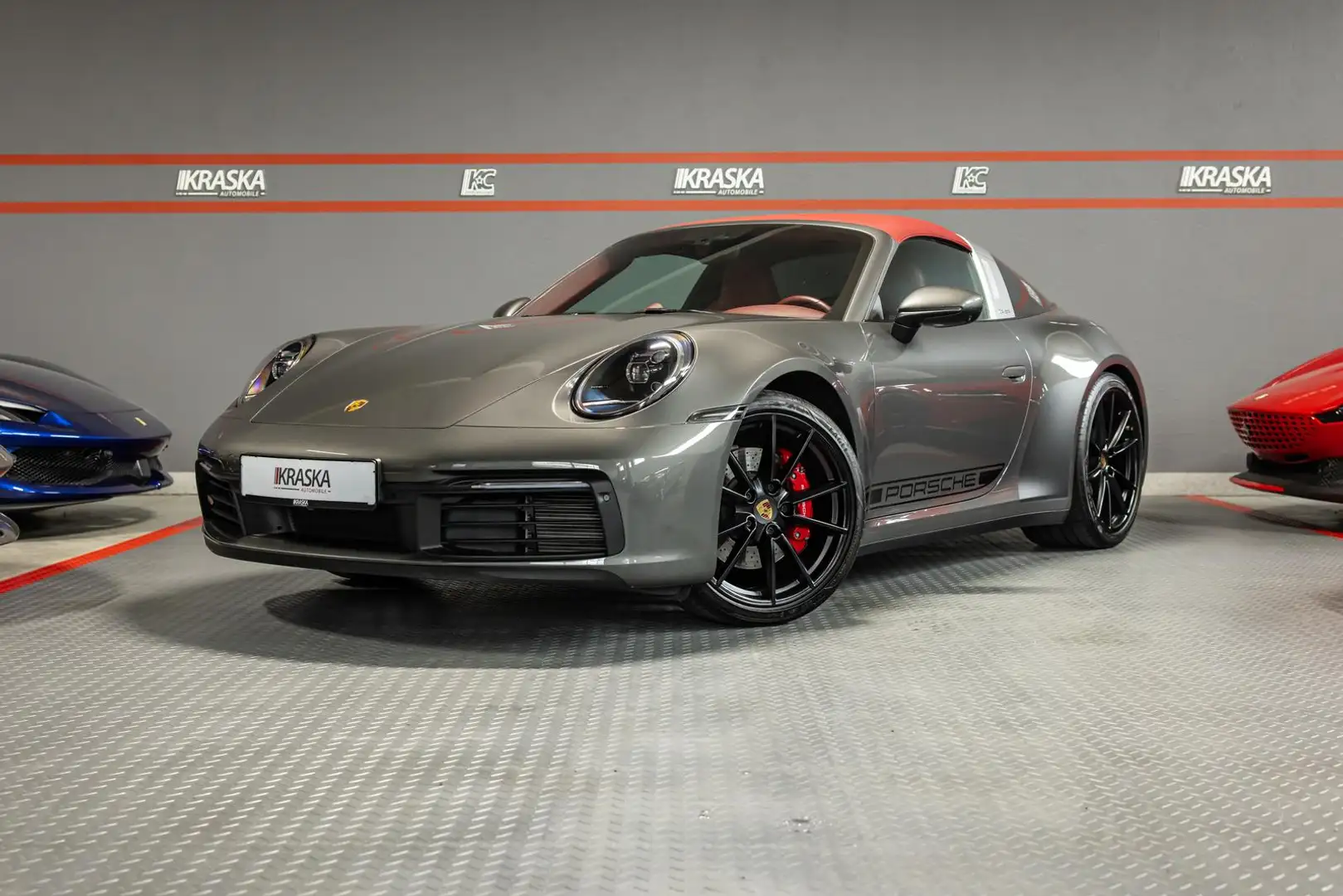 Porsche 992 911 Targa 4 S PDLS BOSE SPORT-AGA SITZE CHRONO Grigio - 2