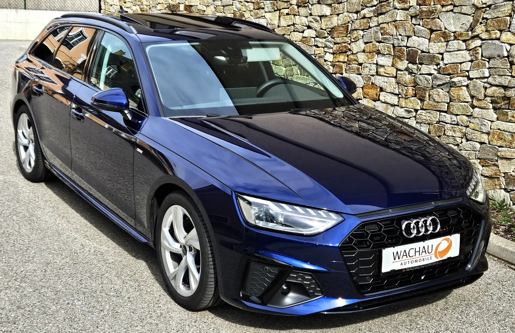 Audi A4 Avant 40 TDI S-line S-tronic*PANO*LED*Massage* Blau - 1
