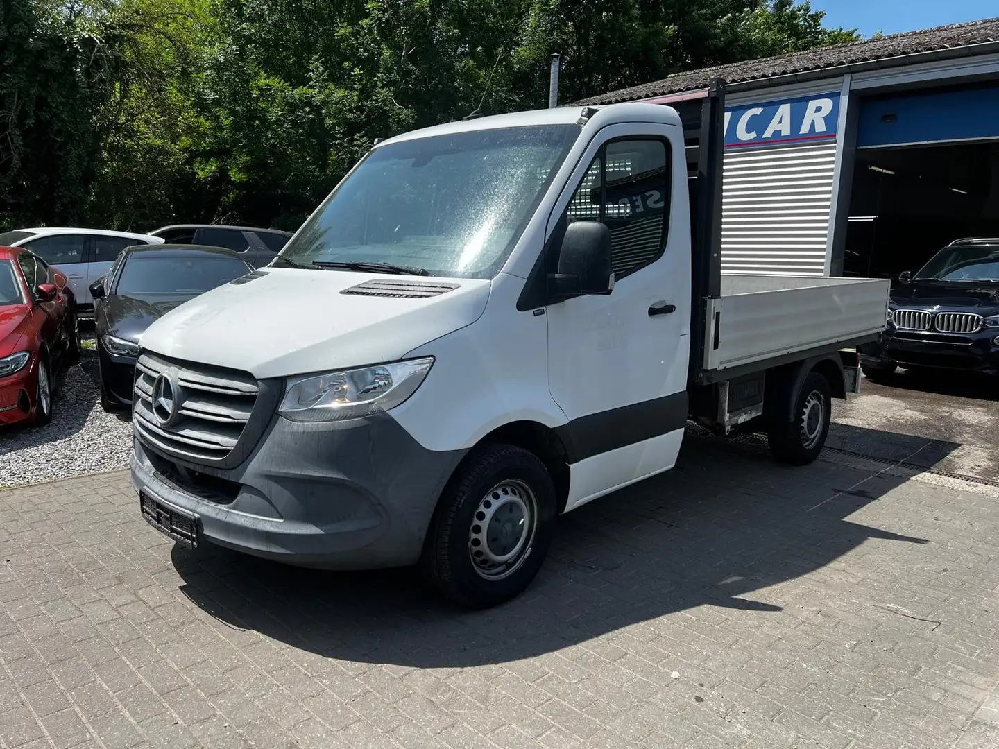 Mercedes-Benz Sprinter 211 2.1CDI L1H1 avec boîte d chargement ouverte Blanc - 1