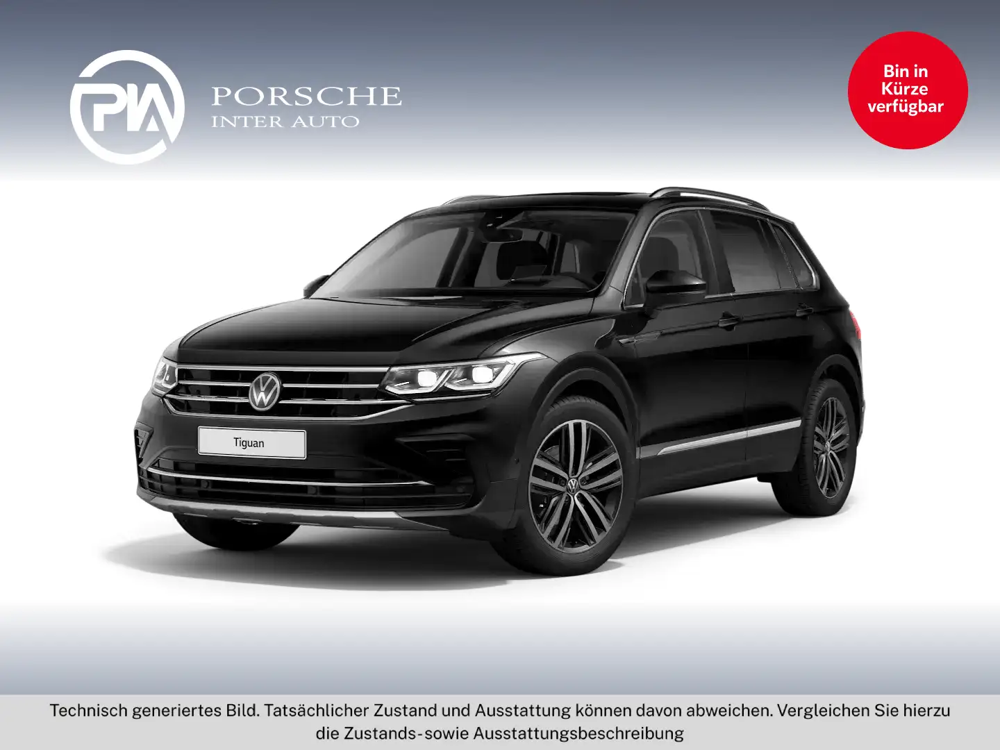 Volkswagen Tiguan Elegance TDI SCR 4MOTION DSG Schwarz - 1