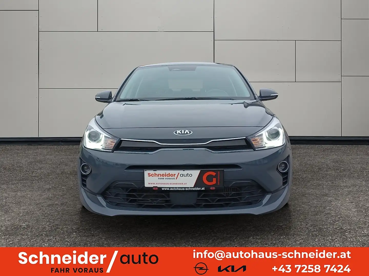 Kia Rio 1,0 TGDI GPF Silber DCT Aut. Grau - 2