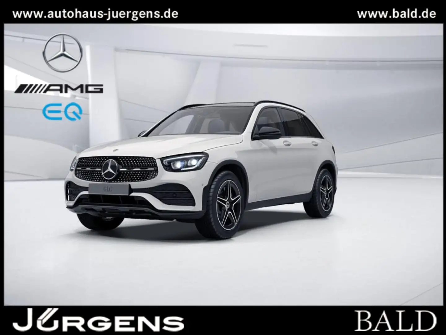 Mercedes-Benz GLC 220 d 4MATIC +AMG+MBUX+Wide+Pano+Night+Cam Blanc - 2