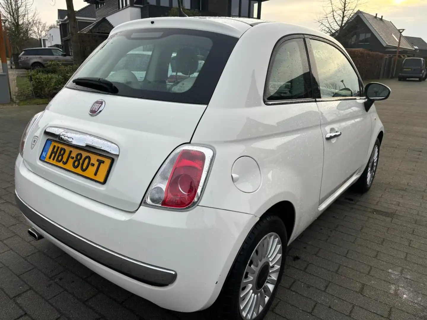 Fiat 500 1.2 glazen dak airco nieuwe a.p.k sportvelgen Blanc - 2