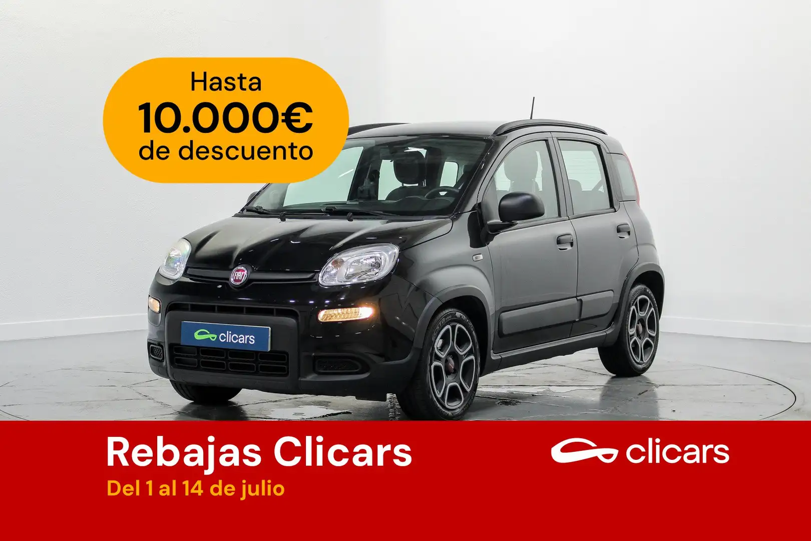 Fiat Panda 1.0 Gse City Live Hybrid Negro - 1