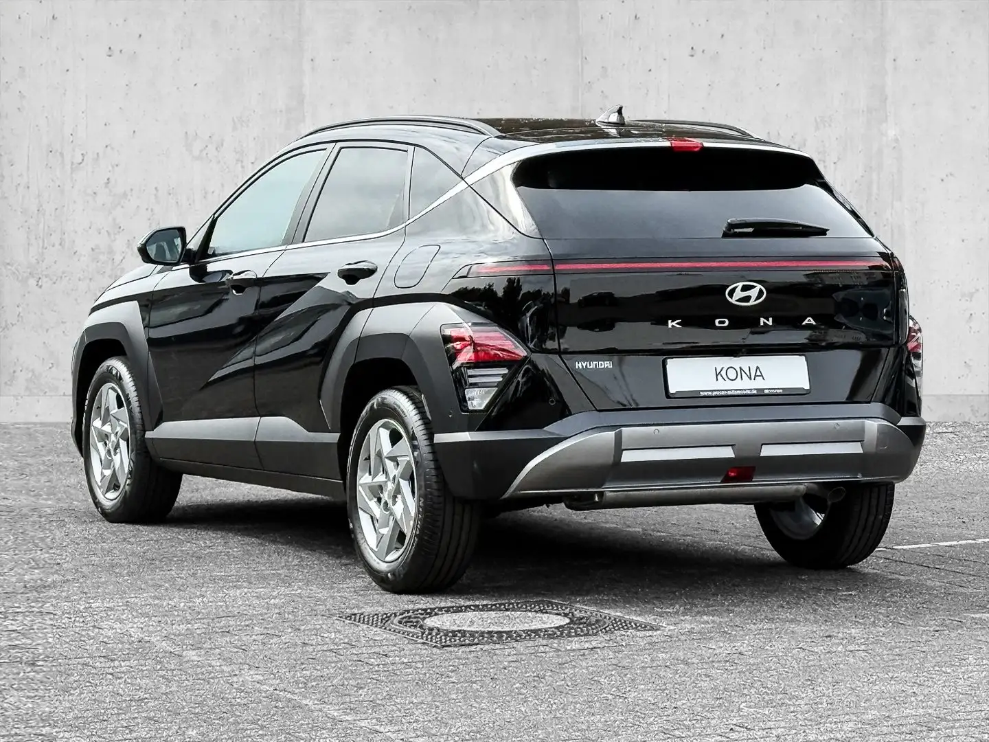 Hyundai KONA TREND 1.6 T-GDI 7-DCT ASS-+LICHTPAKET, el. Heckk. Schwarz - 2