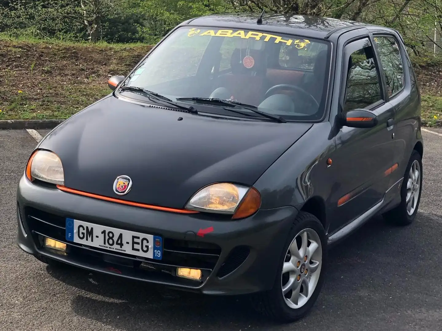 Fiat Seicento Sporting Abarth Gris - 1