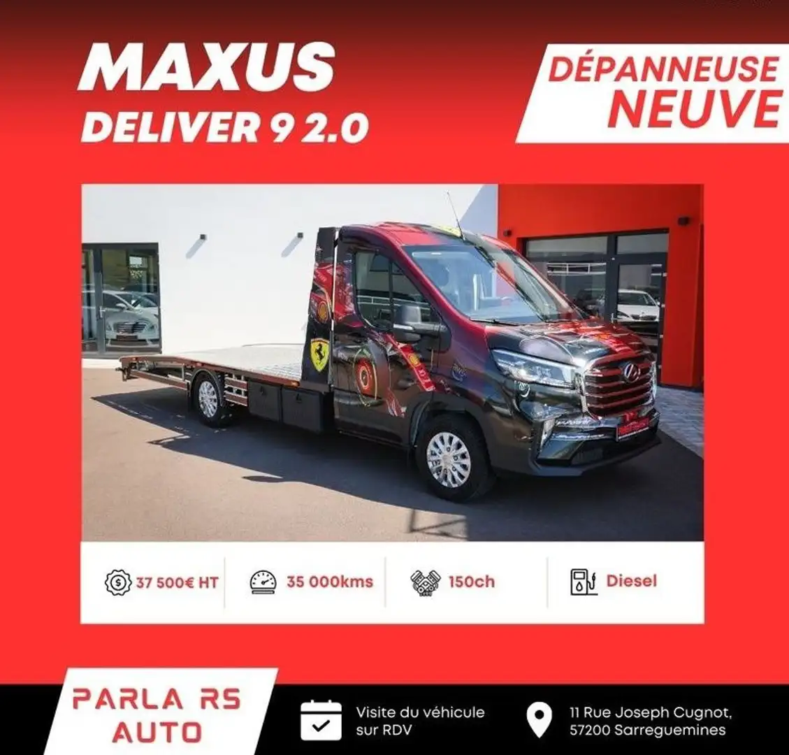 Maxus eDeliver 9 Deliver9 Deliver 2.0 150ch propulsion 2025 – Porte voiture - 1
