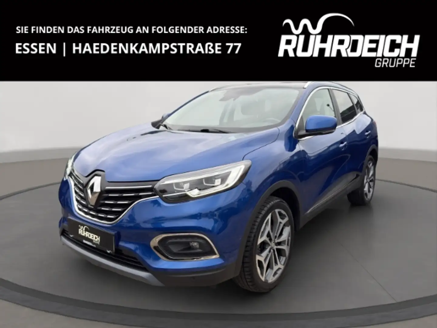 Renault Kadjar Intens 1.3 PANO AHK NAVI PDC KAMERA KLIMAAT LED Blau - 1
