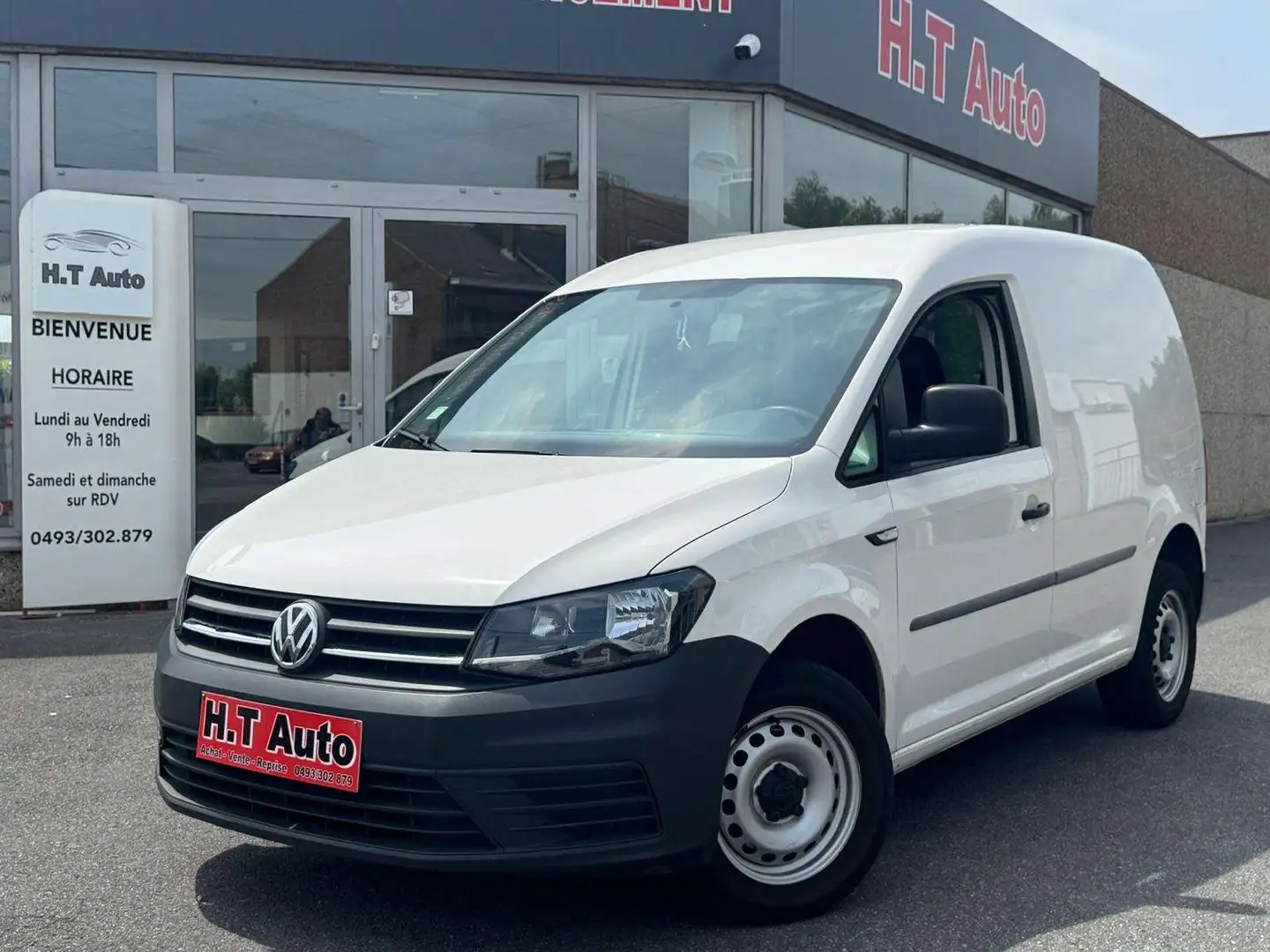 Volkswagen Caddy 2.0 TDi/Utilitaire/2 places/Airco/Tva recuperable Blanc - 1