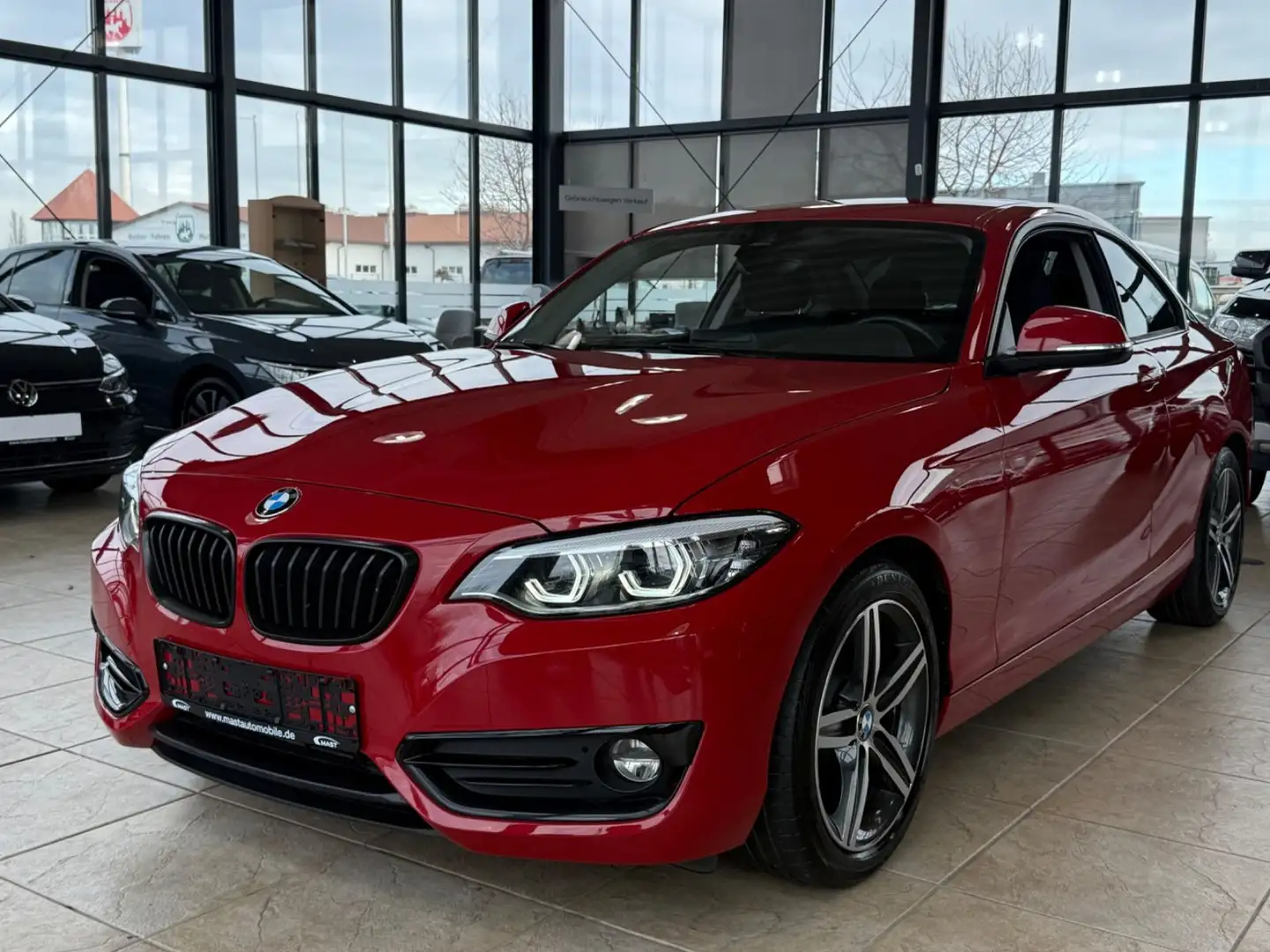 BMW 220 2 Coupe 220 d Sport Line Rot - 1