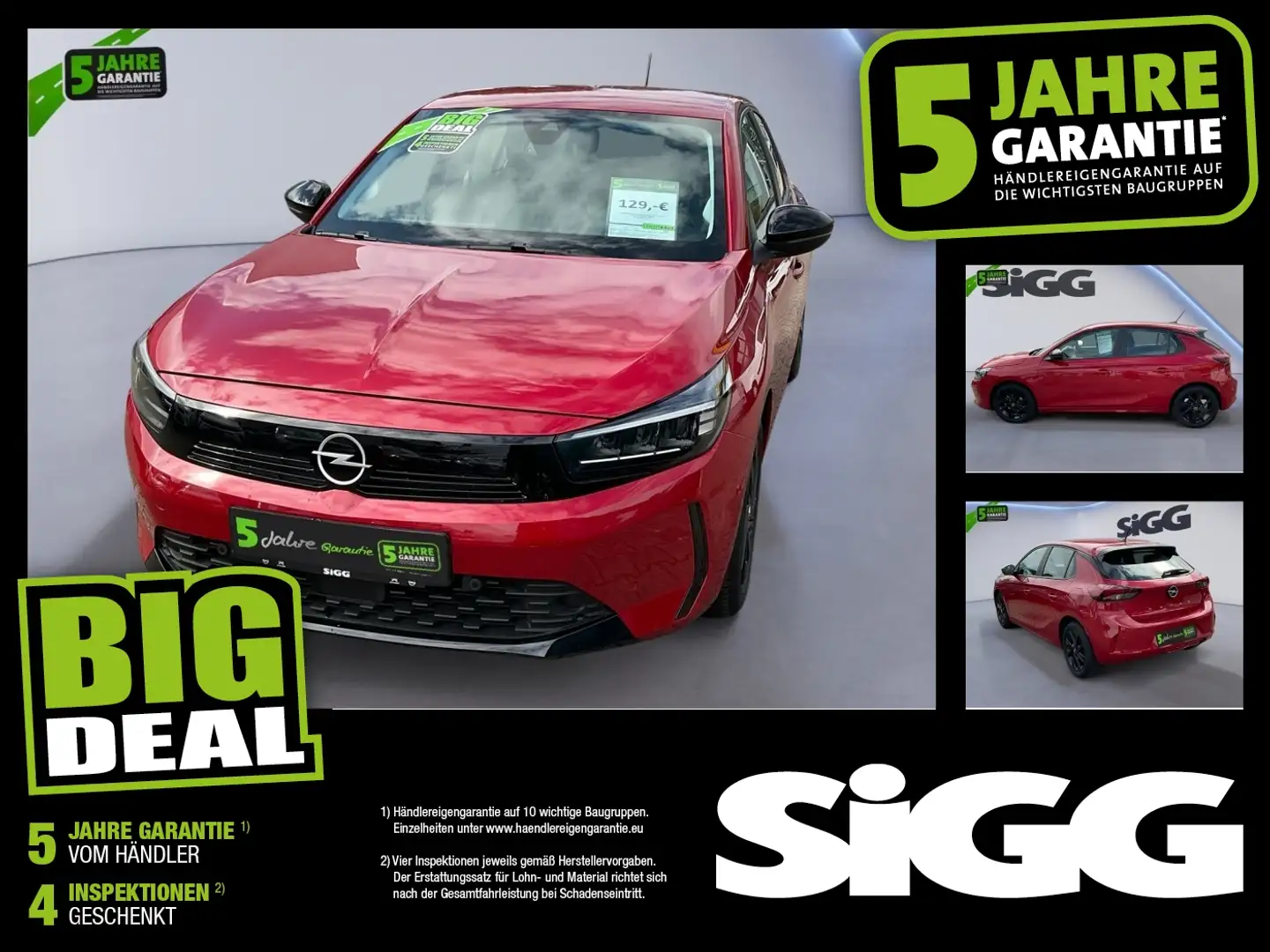 Opel Corsa F 1.2 Facelift Kam. PDC SHZ SpurH Rot - 1