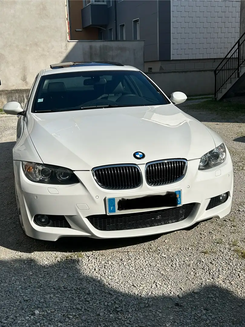 BMW 335 Coupe 335d 286ch Sport Design Steptronic A Blanc - 2