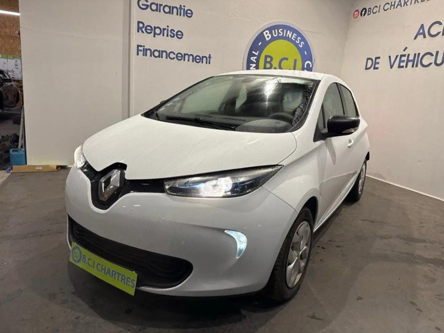 Renault ZOE LIFE CHARGE NORMALE R90 MY19 LOCATION BATTERIE Blanc - 2